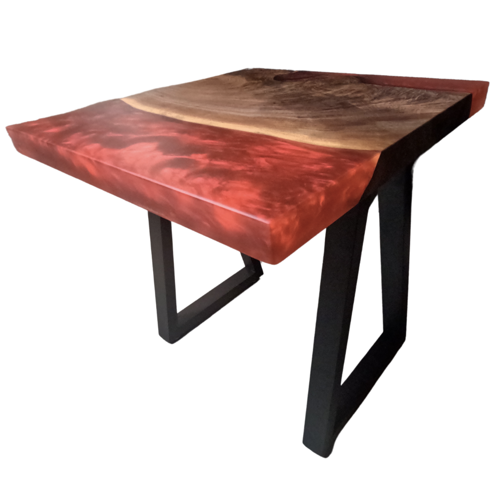 red-epoxy-and-walnut-end-table-knot-just-lumber